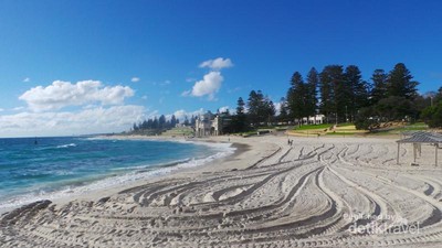 Pantai Favorit Turis di Perth