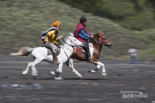 Para Joki Tangguh di Gunung Bromo