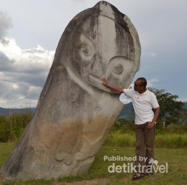 Patung Pulau Paskah Ada Saudaranya di Poso