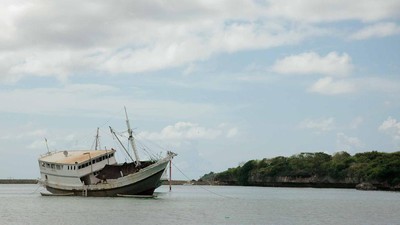 Pelabuhan Pamatata dari Sisi Pantai Bira, Bulukumba