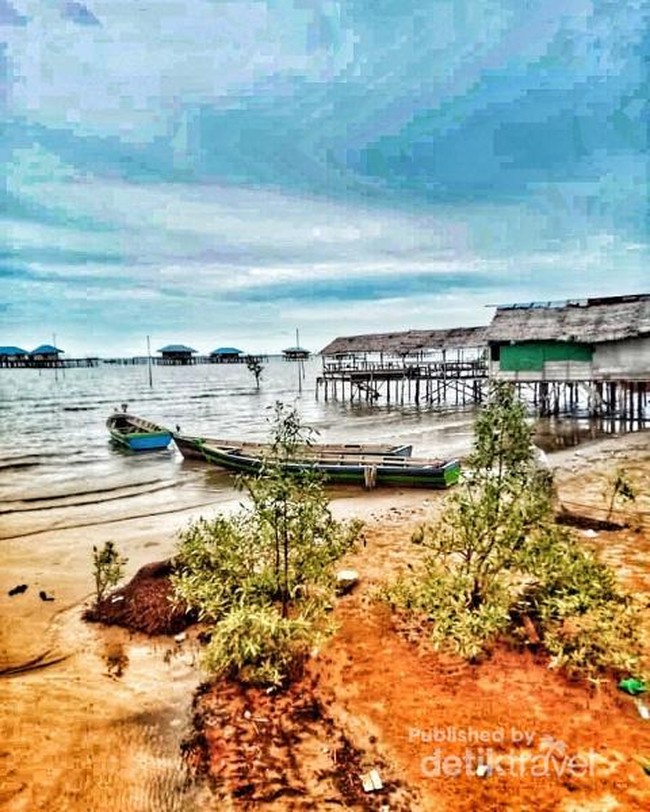 Pesona Pantai Tenggayun di Pesisir Barat Bengkalis