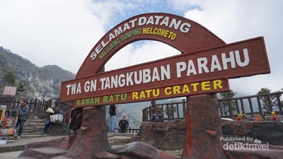 Pesona Tangkuban Parahu yang Tak Pernah Membosankan
