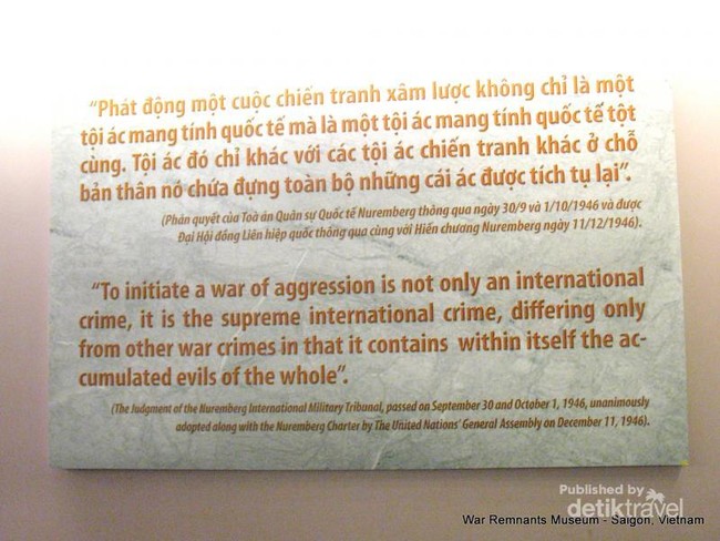 Potret Buram Korban di Museum Perang Vietnam