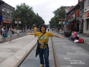 Potret Jalan Qianmen Beijing yang Indah