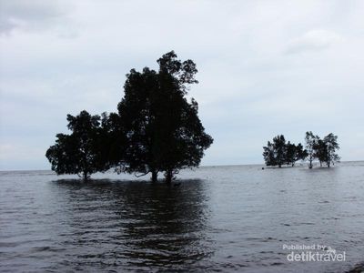Potret Pantai Lamaru yang Sejuk di Balikpapan