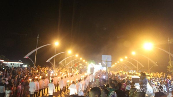 Ramainya Malam Takbiran di Kota Banda Aceh