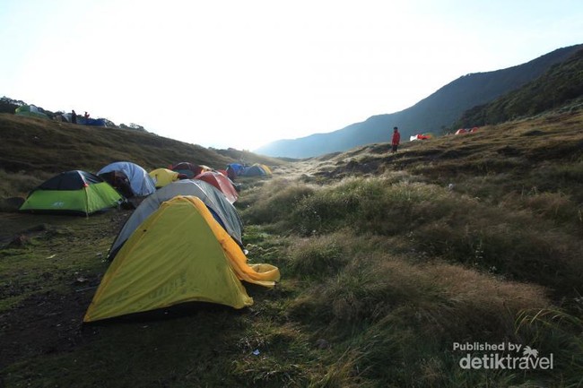 Romantisnya Sunrise di Surya Kencana, Gunung Gede