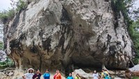 Ini salah satu spot foto indah di ujung gua
