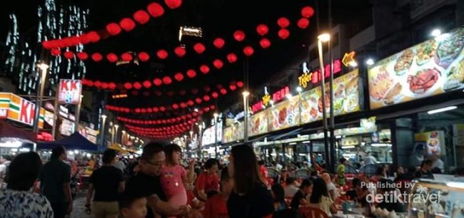 Sebelum Corona Mewabah, Begini Suasana Malam Jalan Alor Kuala Lumpur