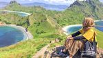 Selamat Pagi dari Puncak Pulau Padar yang Memesona