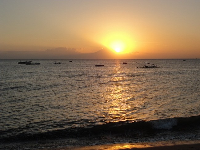 Senja di Pelabuhan Tua Ampenan (Pantai Ampenan), Lombok