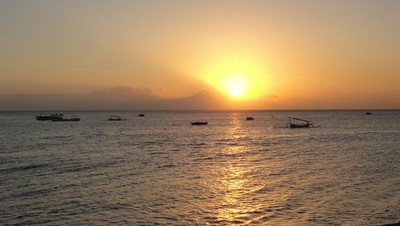 Senja di Pelabuhan Tua Ampenan (Pantai Ampenan), Lombok