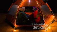 Suasana malam menikmati gemerlap lampu dari Kabupaten Magelang