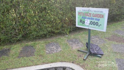 Sst, Ada Taman Rahasia di Taman Bunga Nusantara Cianjur