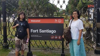 Suatu Sore di Fort Santiago Manila