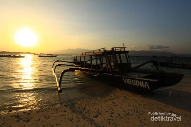 Sunrise di Gili Trawangan, Tak Ada Duanya!
