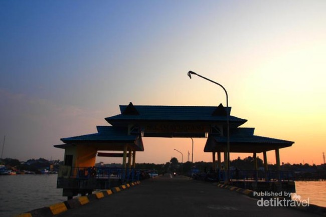 Sunrise Indah dari Pelabuhan Tarakan