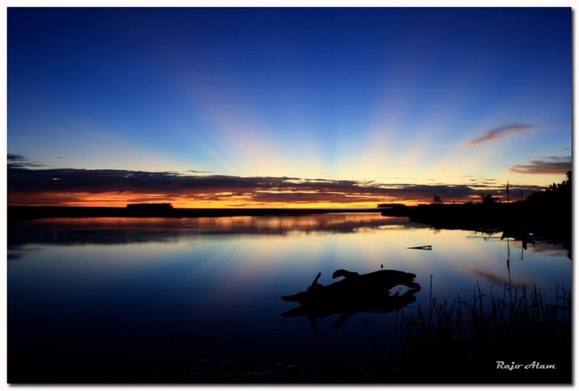 Sunset Pantai Cermin Pariaman