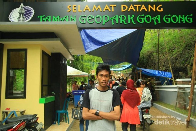 Terpesona Keindahan Perut Bumi di Gua Gong