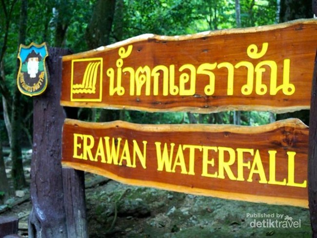 Thailand Punya Air Terjun Cantik di Erawan