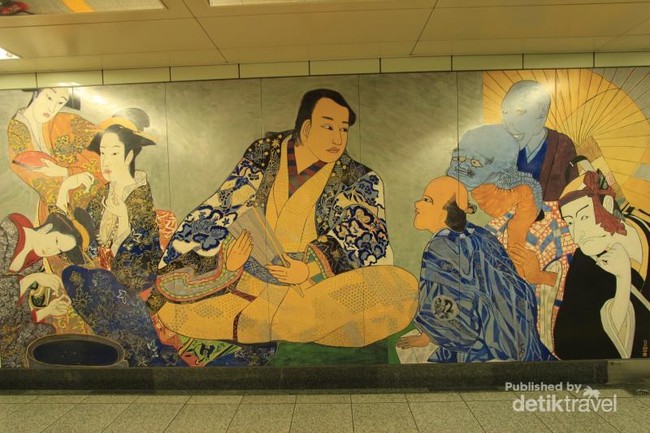 Wah! Banyak Lukisan Keren di Subway Tokyo