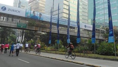 Yuk, Olahraga Pagi di Car Free Day Jakarta