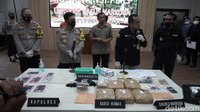 Gathan Saleh Hilabi sebelumnya sudah diperiksa lebih dari enam jam terkait kasus senpi dan narkoba.