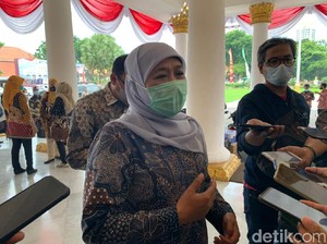 Gubernur Khofifah Sebut PPKM di Jatim Hingga Hari ke-26 Efektif