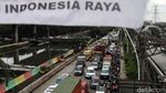 Jalan RE Martadinata Jakut Macet Total