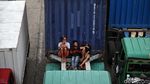 Jalan RE Martadinata Jakut Macet Total