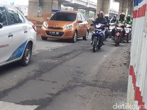 Ini Daftar Kerusakan Sekitar Jl KH Noer Ali Kalimalang Dekat Tol Becakayu