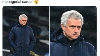 Kekalahan semalam juga jadi yang pertama dalam karir Mourinho mengalami dua kali kekalahan berturut-turut di kandang sendiri. Foto: istimewa
