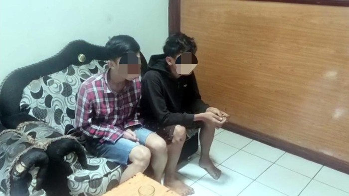 Pelaku penodongan di Sukabumi.