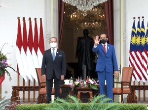Bertemu Jokowi di Istana, PM Malaysia Jadi Tamu Negara Pertama di 2021