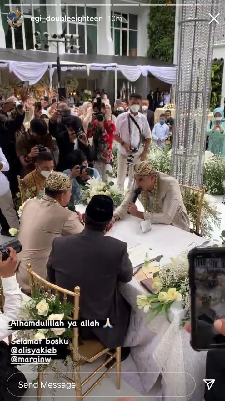 Ali Syakieb menikah