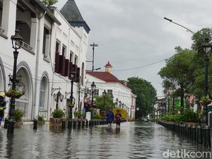 Semarang Banjir, Kota Lama Little Netherland Ikut Tergenang
