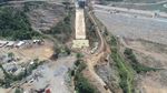 Penampakan Proyek Bendungan Sumbawa Barat dari Udara