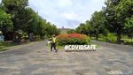 Foto: Suasana Sepi Taman Wisata Candi Borobudur di Akhir Pekan