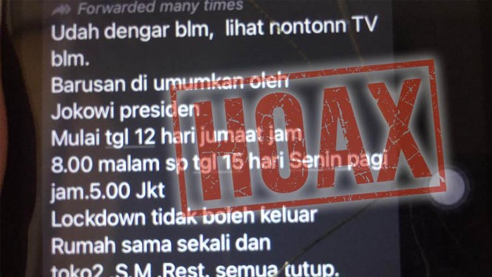 hoax lockdown jakarta Hoax lockdown jakarta.