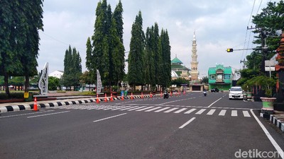 Lengangnya Purbalingga Saat Jateng di Rumah Saja
