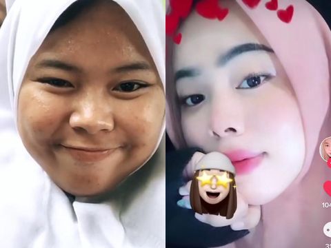 Septi Rizma Kartika yang berhasil glow up.