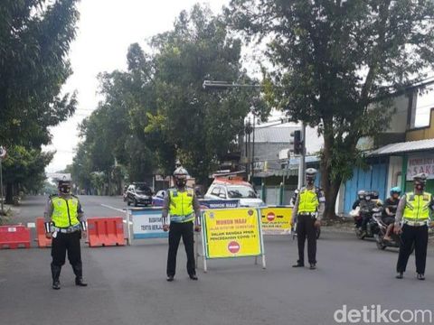 Suasana Purbalingga saat 'Jateng di Rumah Saja', Sabtu (6/2/2021).