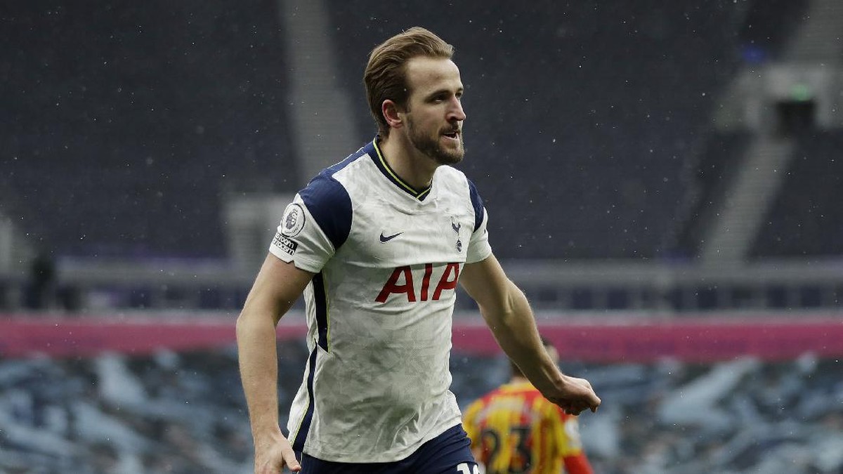 Harry Kane menuju rekor gol sepanjang masa Tottenham Hotspur. (Foto: Getty Images/Pool)