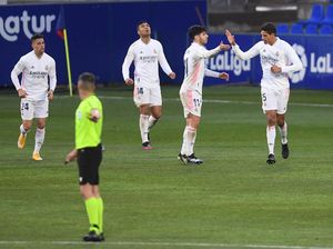 Susah Payah Real Madrid Kalahkan Huesca