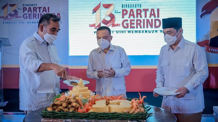 Perayaan HUT ke 13 Partai Gerindra oleh DPD Partai Gerindra DKI Jakarta.