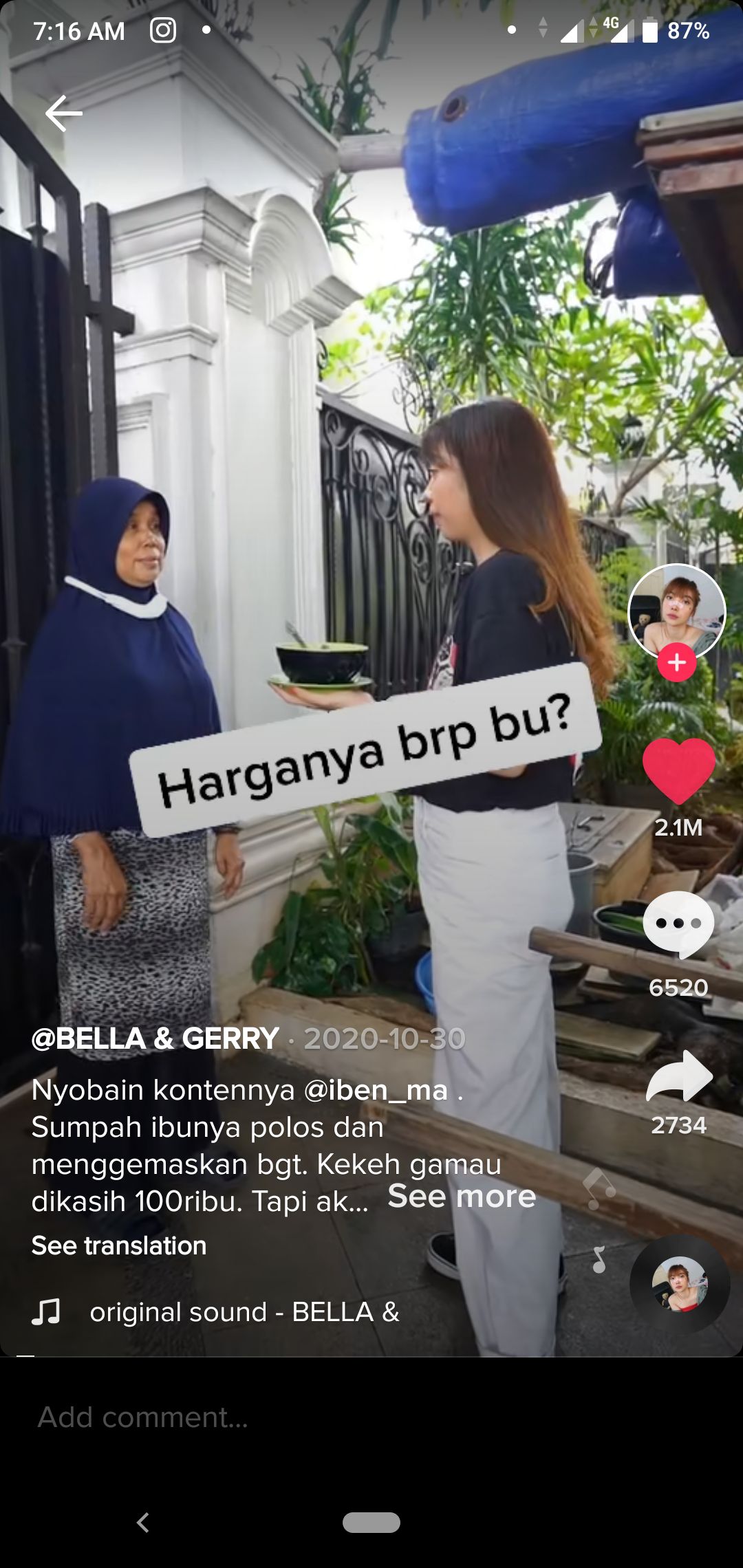 Terharu Makanannya Ditawar Mahal, Ibu Ini Tahan Tangis