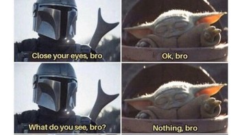 Ternyata seorang Elon Musk luluh dengan kegemasan Baby Yoda. Foto: Twitter/@elonmusk