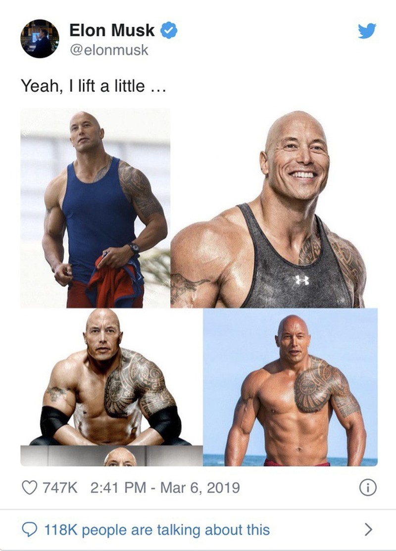 Elon Musk sering menuliskan tweet yang kocak dan bikin orang yang melihatnya tertawa. Berikut ini contoh-contohnya.