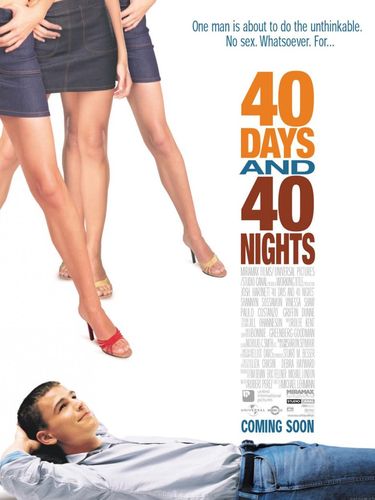 Poster film 40 Days and 40 Nights.