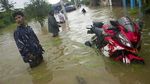 Potret Cikampek-Karawang yang juga Terendam Banjir Parah